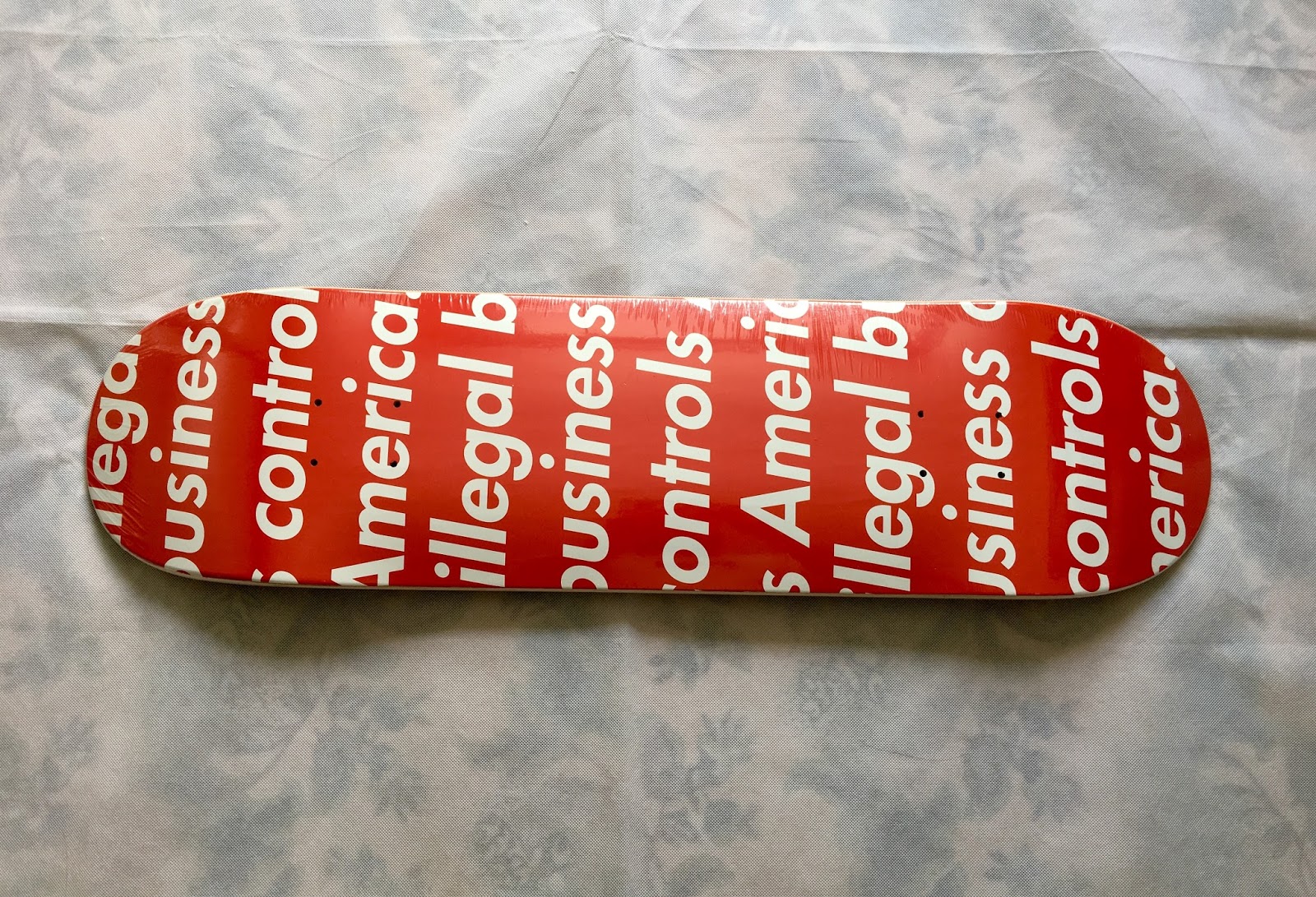 スケートボード Supreme - Supreme Illegal Business Skateboard Supreme Illegal Business Skateboard Deck Black - SS18 - US